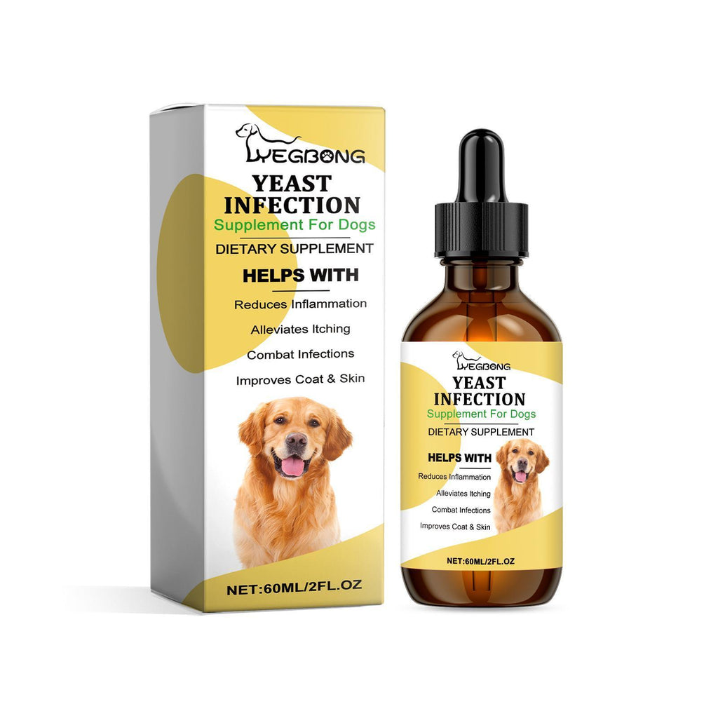 Natural Pet Yeast Relief Supplement – Herbal Skin Soothing Formula for Dogs & Cats