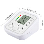 Automatic Blood Pressure Monitor - Upper Arm Cuff with Voice Guidance & Large Backlit Display