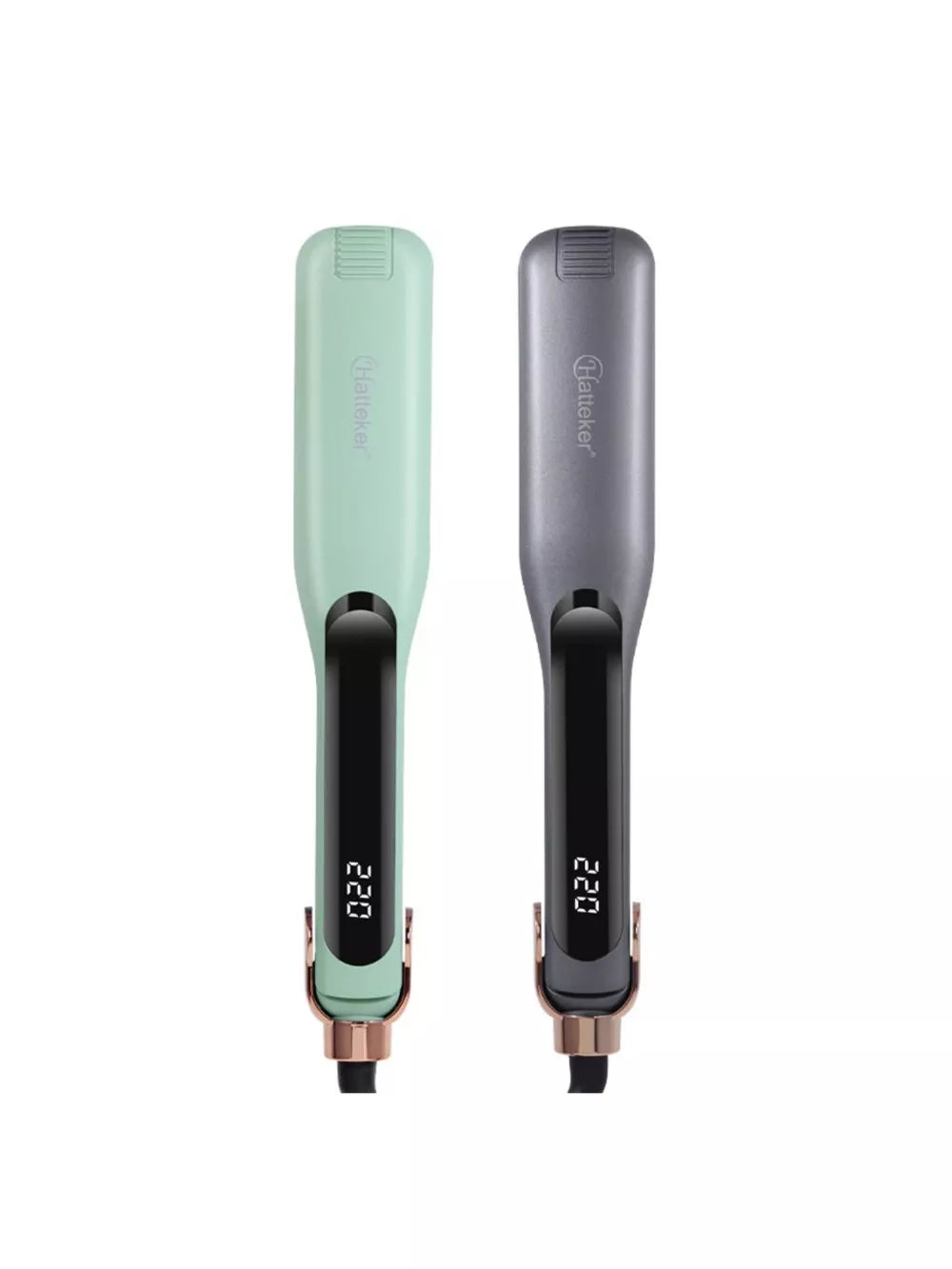 2-in-1 Adjustable Temperature Hair Straightener & Curler – Straight or Wavy, Your Choice