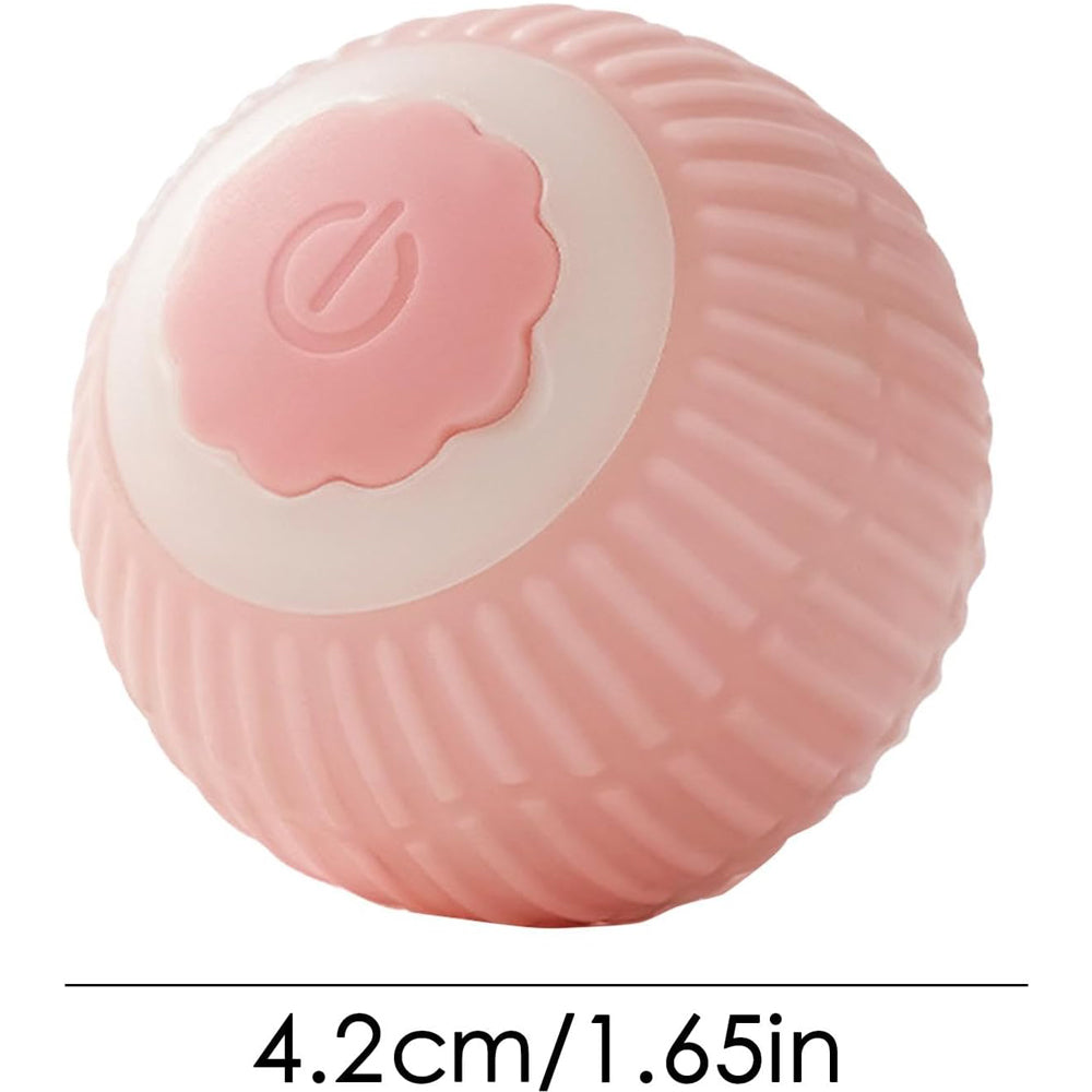Interactive Self-Rolling Cat Ball Toy - Motion Activated with LED Lights