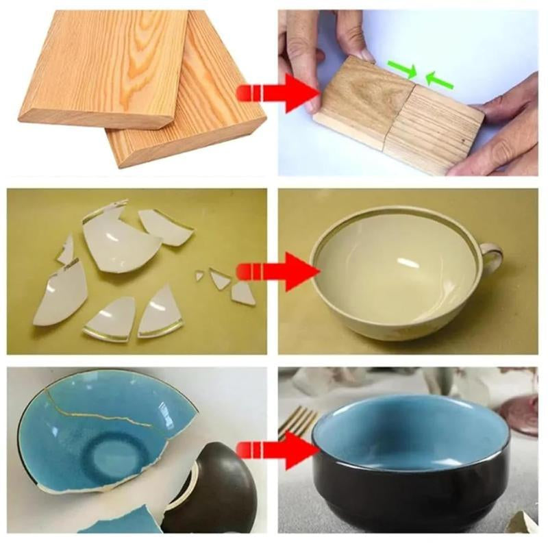 TEAMFANCY Welding High-Strength Oily Super Glue Multi-Surface Adhesive for Wood Metal Ceramic Leather Resin Ceramic Metal Glass Instant Bonding