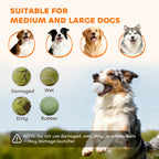 PawHut Automatic Dog Ball Launcher - Rechargeable Fetch Machine for Medium & Large Dogs