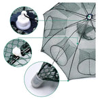 Collapsible Fishing Bait Trap - Easy Catch Crab, Crawfish & Minnow Net for Freshwater & Saltwater