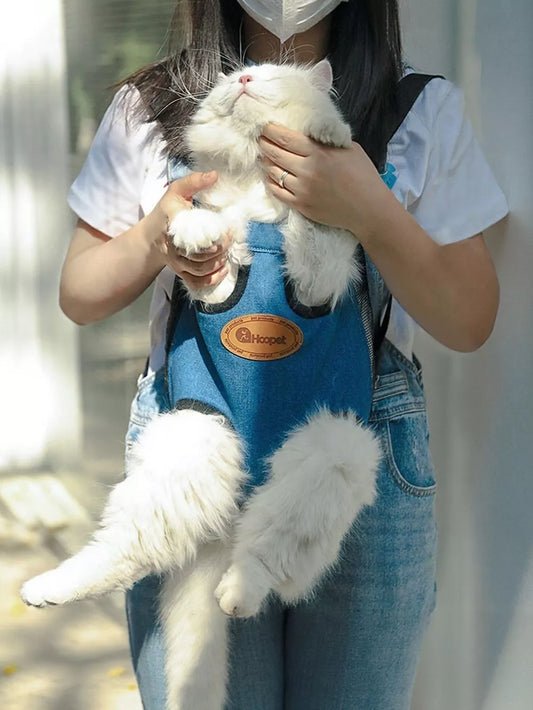 Pet Carrier Backpack – Adjustable Straps for Cats & Small Dogs | Portable Travel Bag
