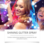 Body Glitter Spray – Long-Lasting Shimmer Highlighter for Face & Body | Vitamin E Formula