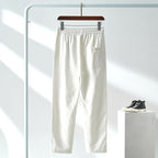 Men's Japanese-Style Linen Casual Pants – Relaxed Straight Leg, Sizes S–5XL
