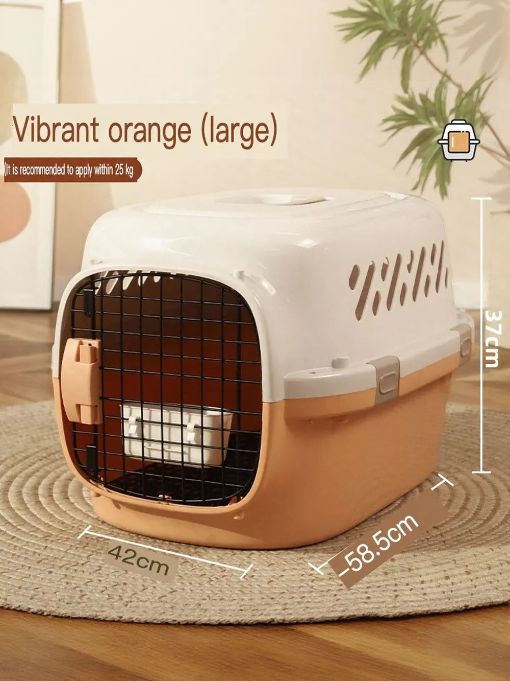 Portable Pet Carrier – Lightweight Medium Travel Bag for Cats & Small Dogs