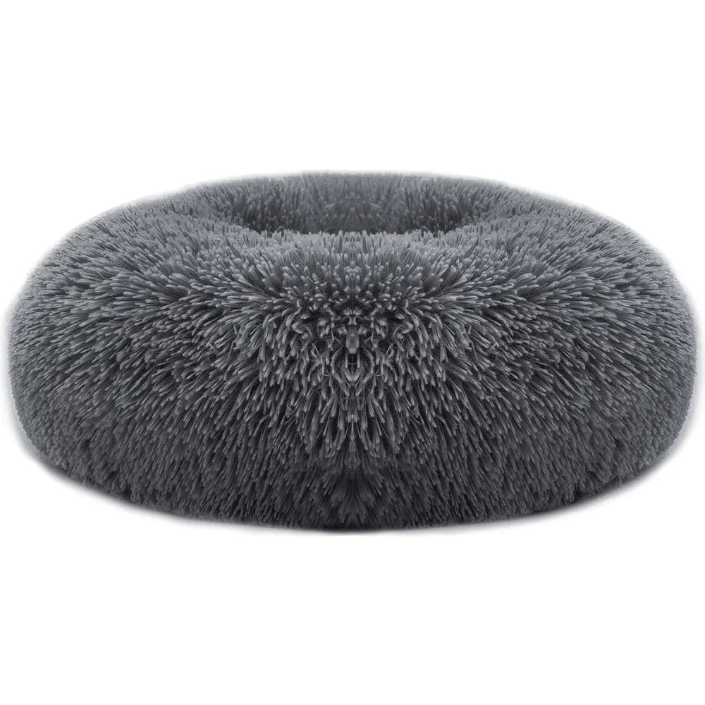 Luxury Plush Dog Bed – Soft Fleece Sofa with Cozy Nest Design, Large