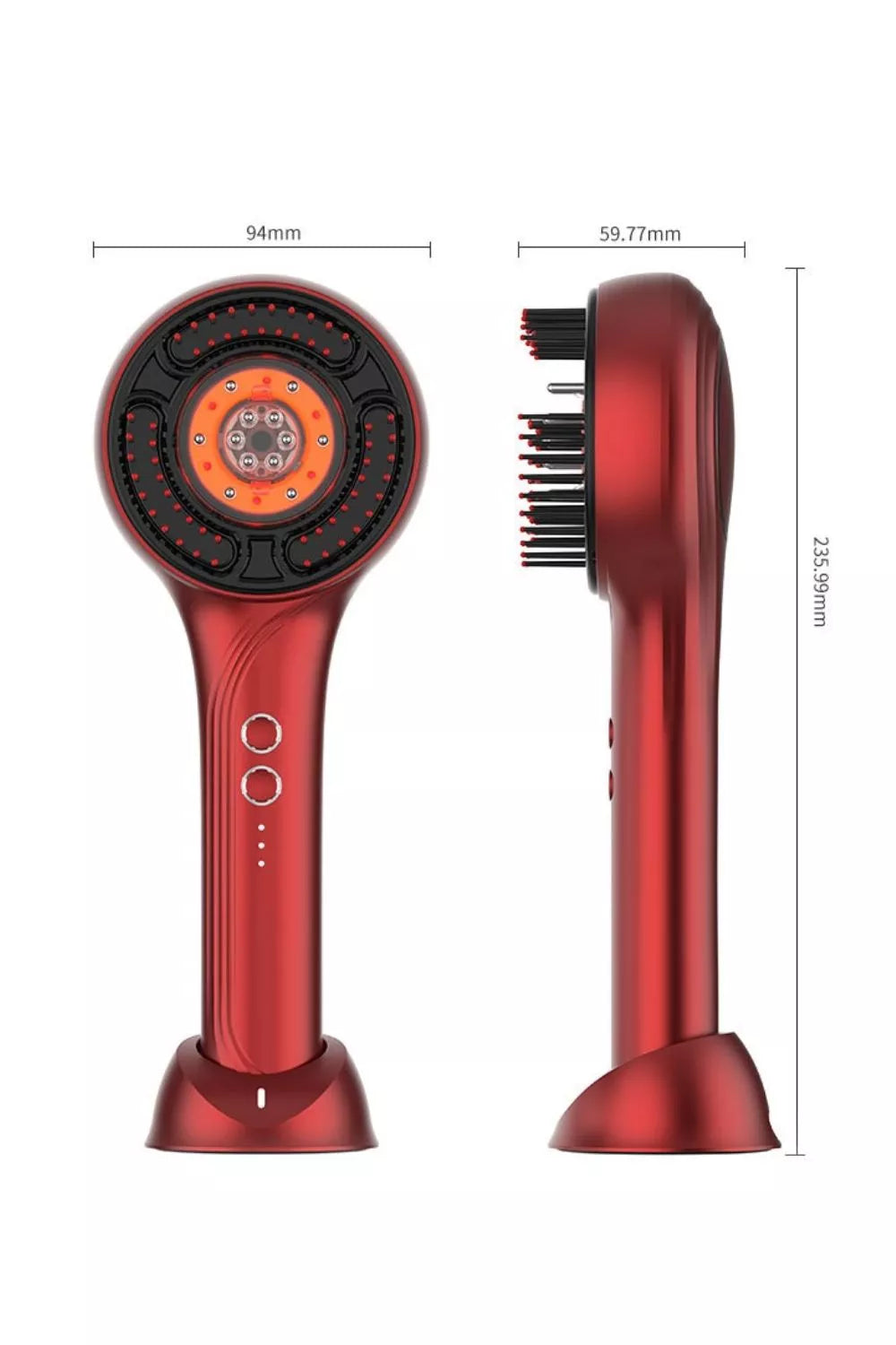 Heated Hair Straightening Comb – Fast-Heat Electric Brush Styler for Smooth, Frizz-Free Hair
