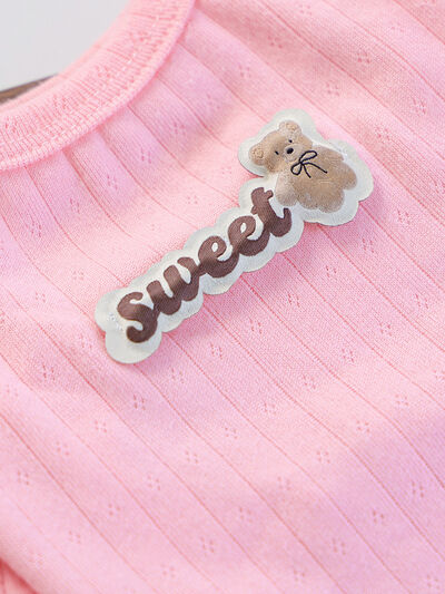 Sweet Bear Patch Ribbed Pet Top – Bow & Frill Dog Shirt