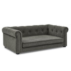 Orthopedic Dog Bed Sofa for Large Dogs | Elevated Couch with Washable Foam Cushion