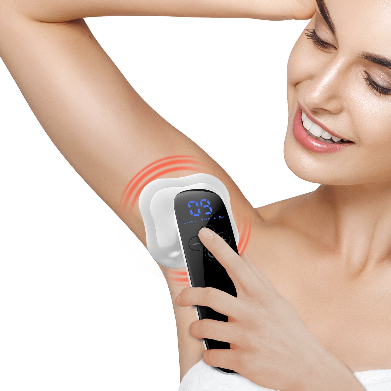 4-in-1 RF Cellulite Massager with EMS & Red Light Therapy