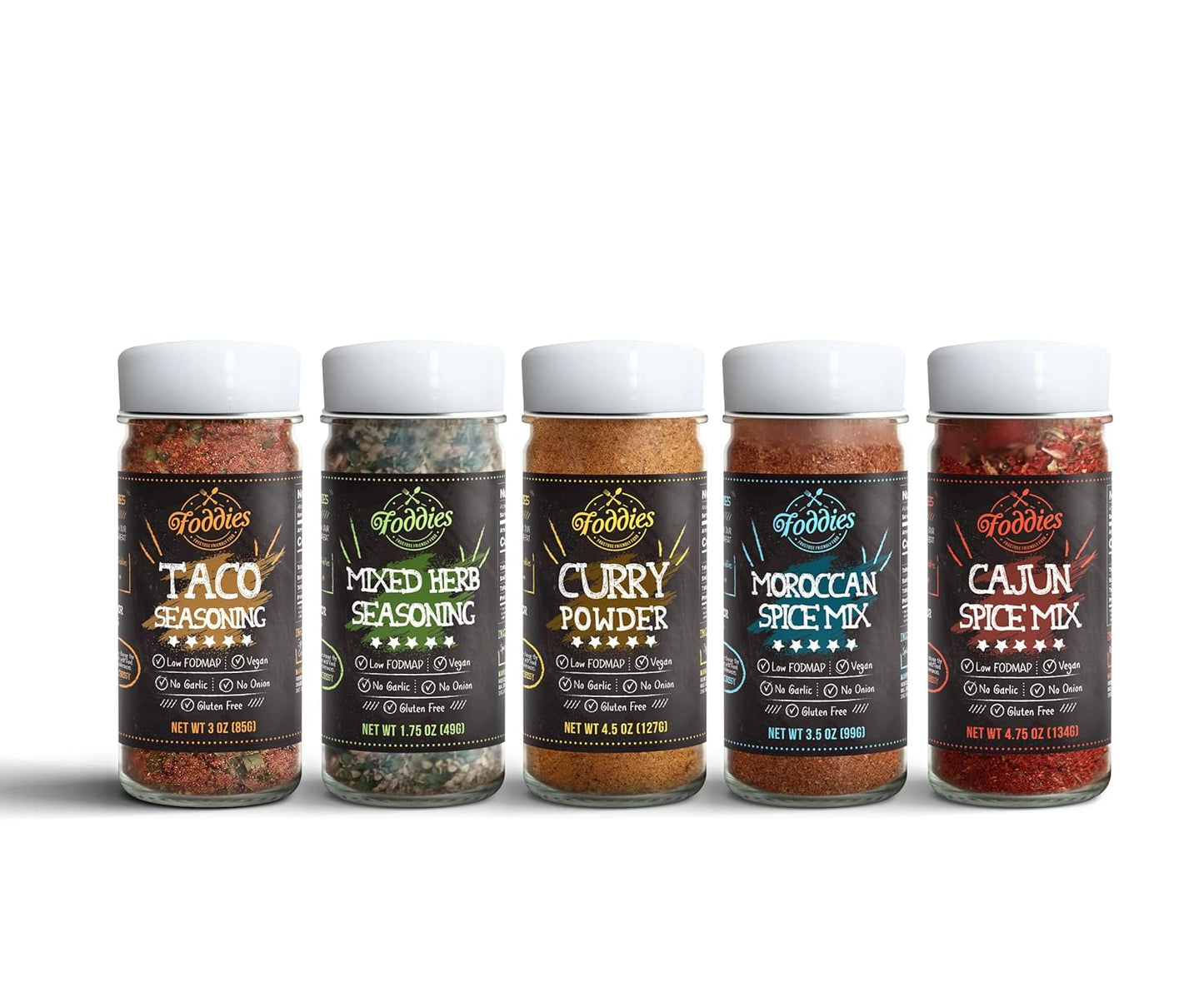 Foddies Low FODMAP Sunday Roast Seasoning, No Onion No Garlic, 3.5 oz