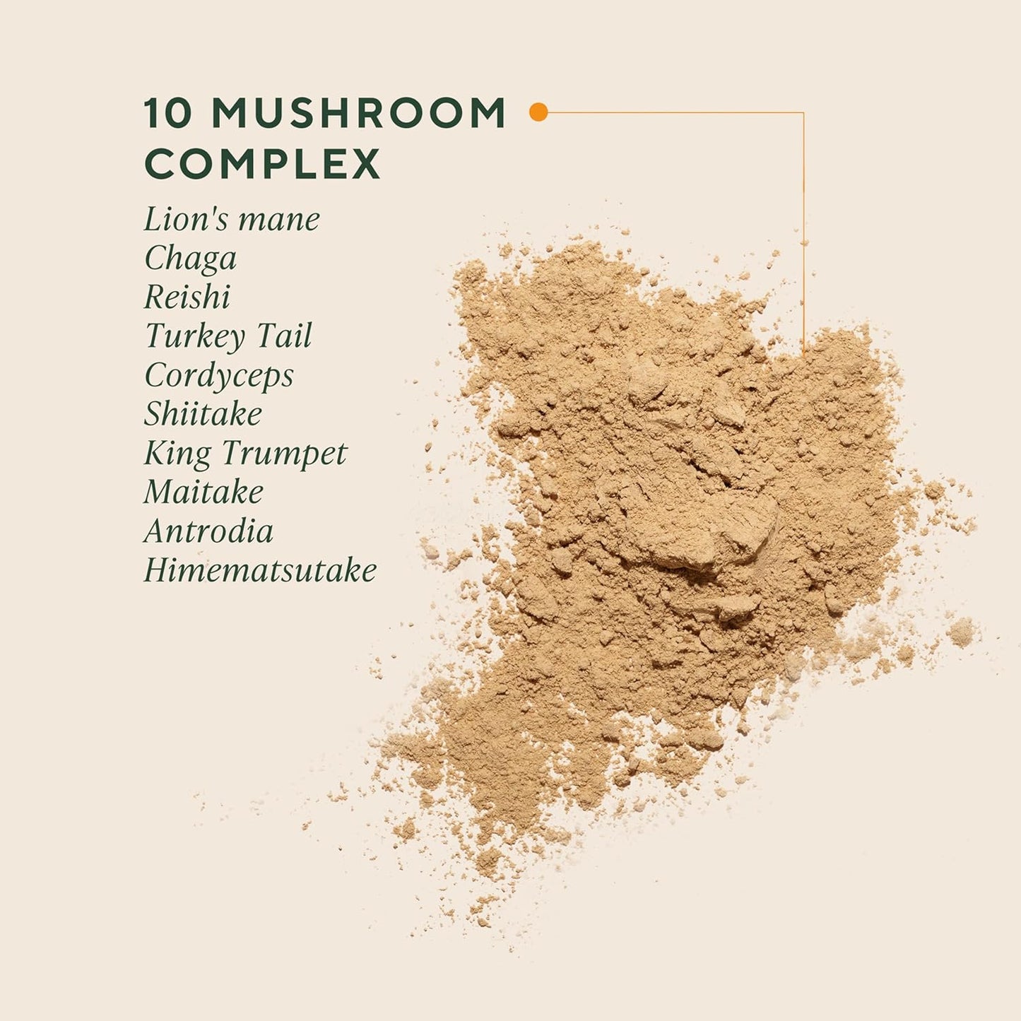 OM Mushrooms Master Blend Mushroom Powder, Organic, 6.34 oz (80 Servings)