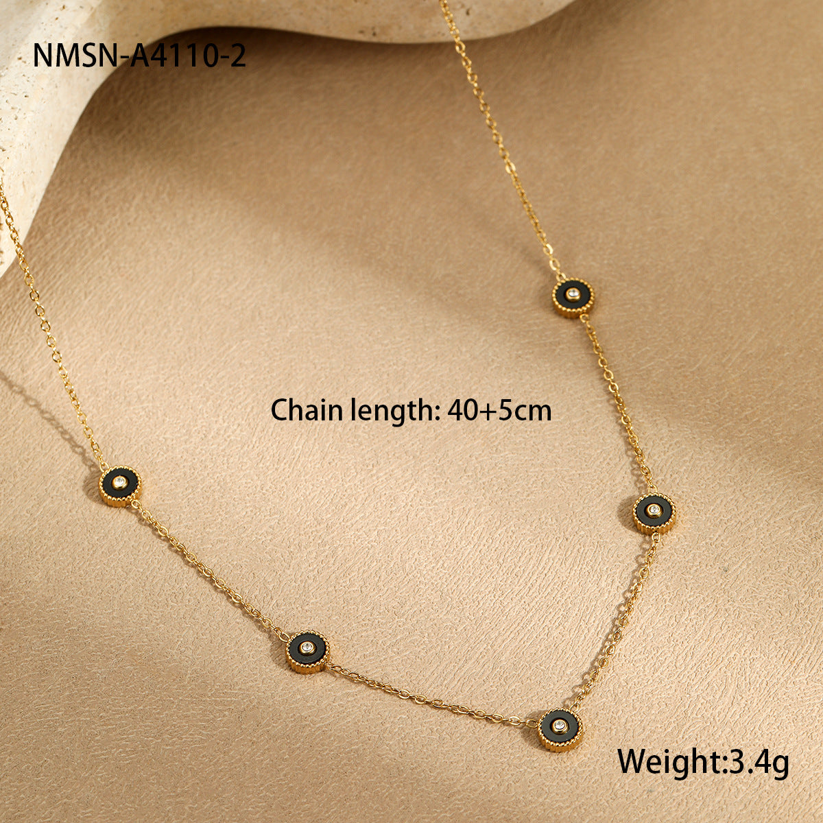 18K Gold-Plated Geometric Stainless Steel Bracelet for Women