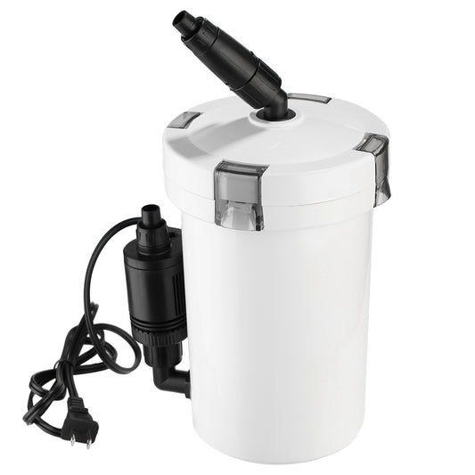 3-Stage Aquarium Canister Filter – Whisper-Quiet 105 GPH for Up to 28 Gallon Fish Tanks