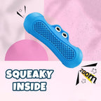 Durable Rubber Squeaky Dog Toy – Monster Design for Aggressive Chewers
