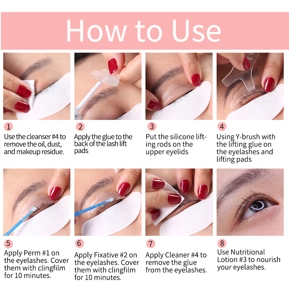Professional Lash Lift Kit - Salon Quality Eyelash Perm & Curl System