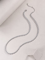 Heart-to-Heart Moissanite Pendant Necklace Set - S925 Sterling Silver