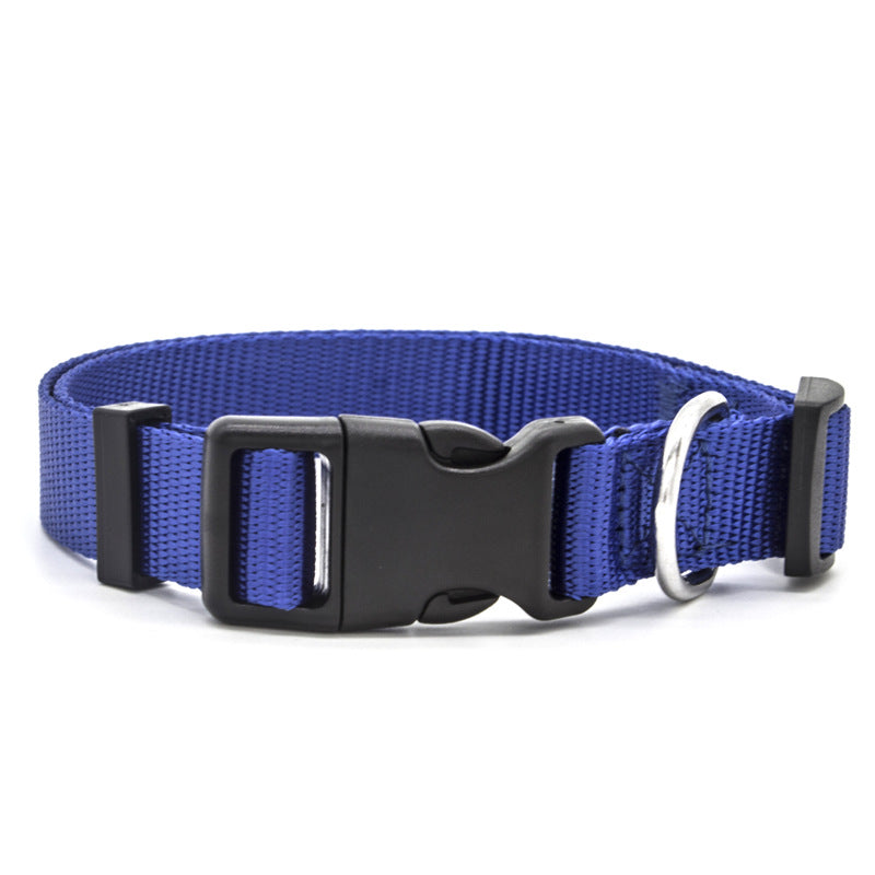 Adjustable Dog Collar – Durable Nylon | XS to XL | 6 Colors
