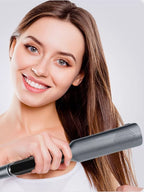 2-in-1 Hair Straightener & Curler – Adjustable Temperature Flat Iron for Straight & Wavy Styles