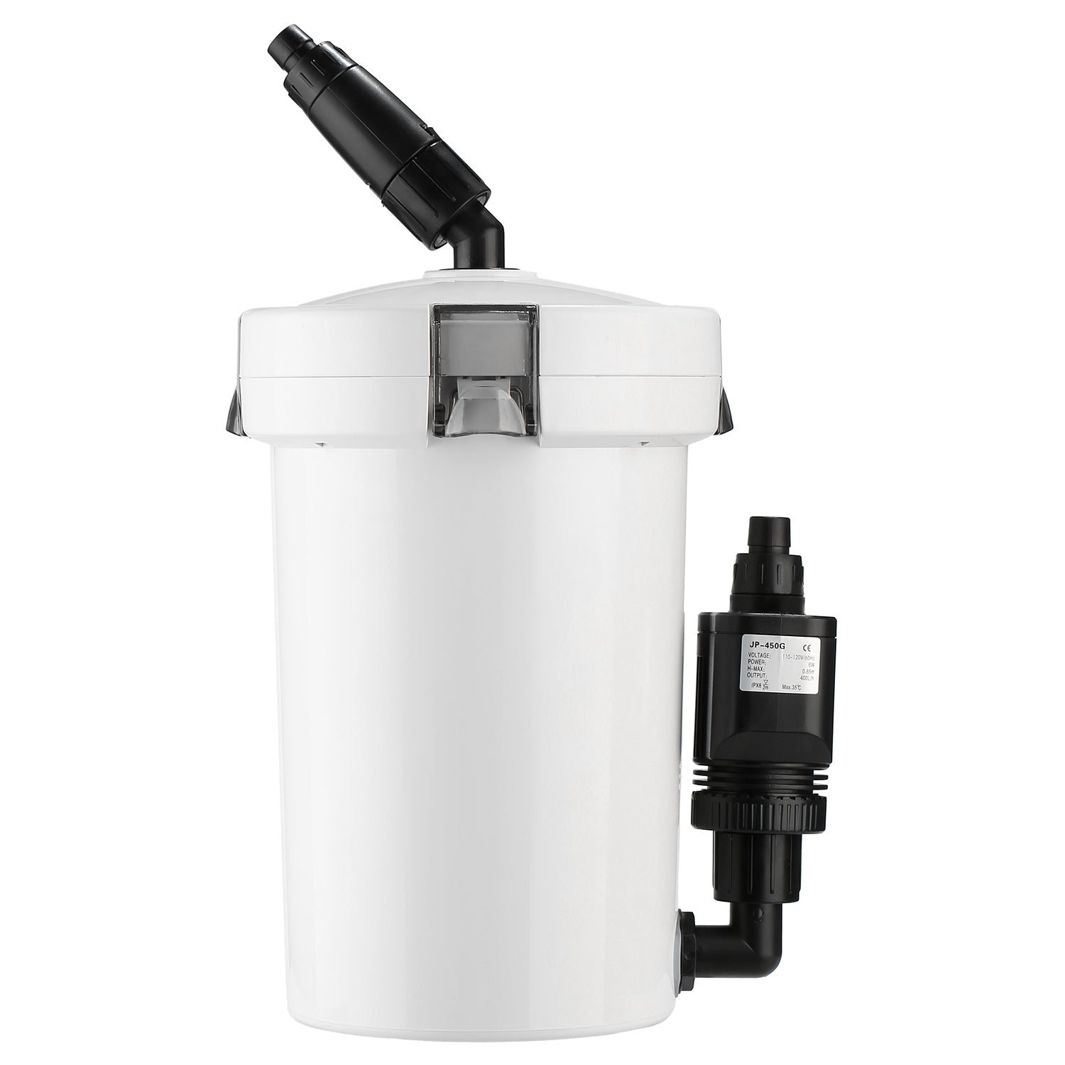 3-Stage Aquarium Canister Filter – Whisper-Quiet 105 GPH for Up to 28 Gallon Fish Tanks
