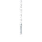 Moissanite Pendant Necklace | S925 Sterling Silver Platinum Plated