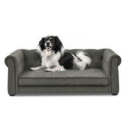 Orthopedic Dog Bed Sofa for Large Dogs | Elevated Couch with Washable Foam Cushion
