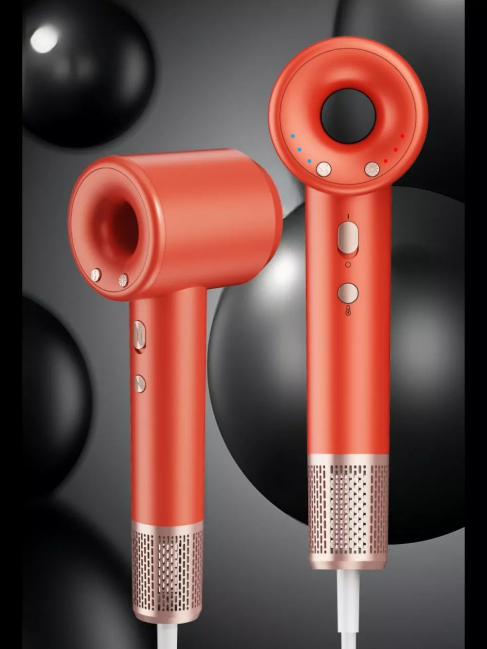 Portable Hair Dryer – Blue Light & Constant Temperature for Frizz-Free Drying at Home or On the Go