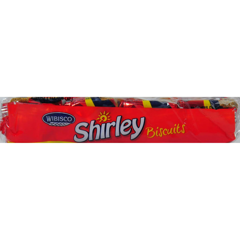 Wibisco Shirley Biscuits, 1.31 oz – 8 Count | Classic Caribbean Sweet Biscuits
