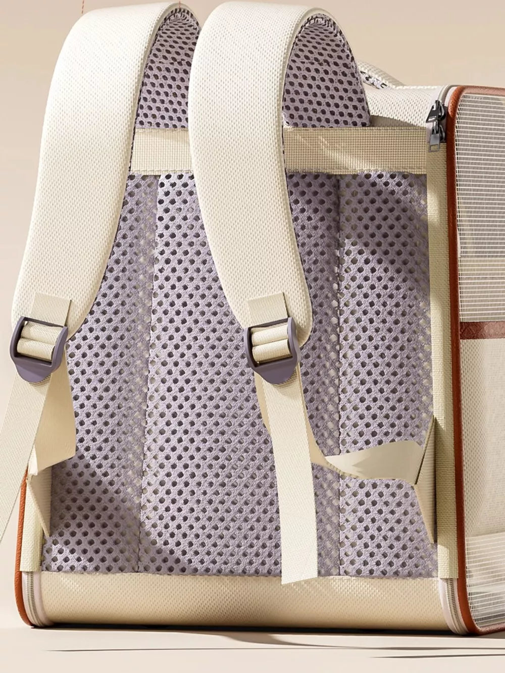 Breathable Pet Carrier Backpack – Hands-Free Travel Bag for Cats & Small Dogs