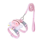 Angel Wings Cat Harness & Leash Set – Escape-Proof Adjustable Vest for Cats & Small Dogs