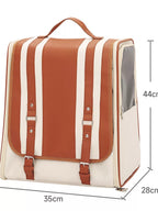 Breathable Pet Carrier Backpack – Hands-Free Travel Bag for Cats & Small Dogs