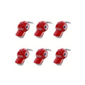 Trump Red Cap Keychain Set - 6 Pack MAGA Hat Key Ring Charms
