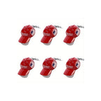 Trump Red Cap Keychain Set - 6 Pack MAGA Hat Key Ring Charms