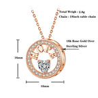 Hope Pendant Necklace – 18K Gold Plated 925 Sterling Silver & 5A Zirconia Diamonds