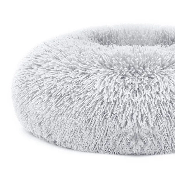Luxury Plush Dog Bed – Soft Fleece Sofa with Cozy Nest Design, Large