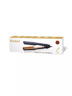 Portable 3-in-1 Hair Styler – Straightener, Water Wave Curler & Negative Ion Frizz Control