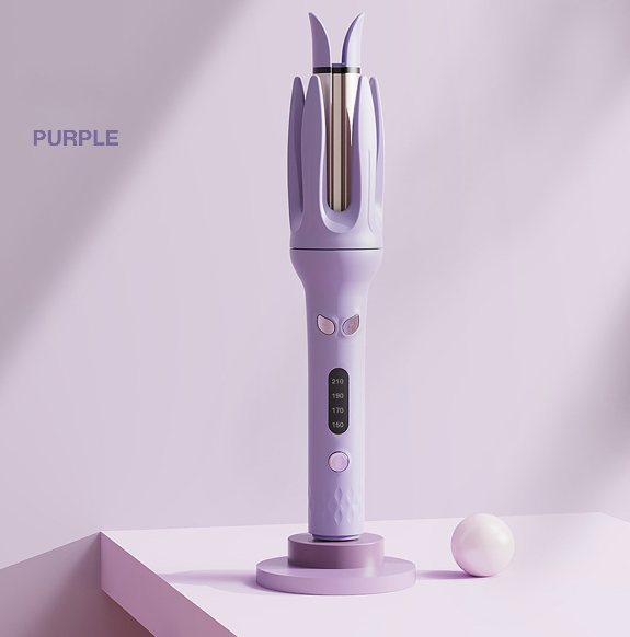Automatic Hair Curling Iron | 4 Heat Settings, Anti-Tangle, Salon Curls in Minutes