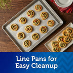 Kitchens Stay Flat Parchment Paper Roll, Non Curling Baking Parchment Paper for Baking and Cooking, Oven Safe up to 425 Degrees, 36 Feet X 15 Inches, 45 Total Sq. Ft.