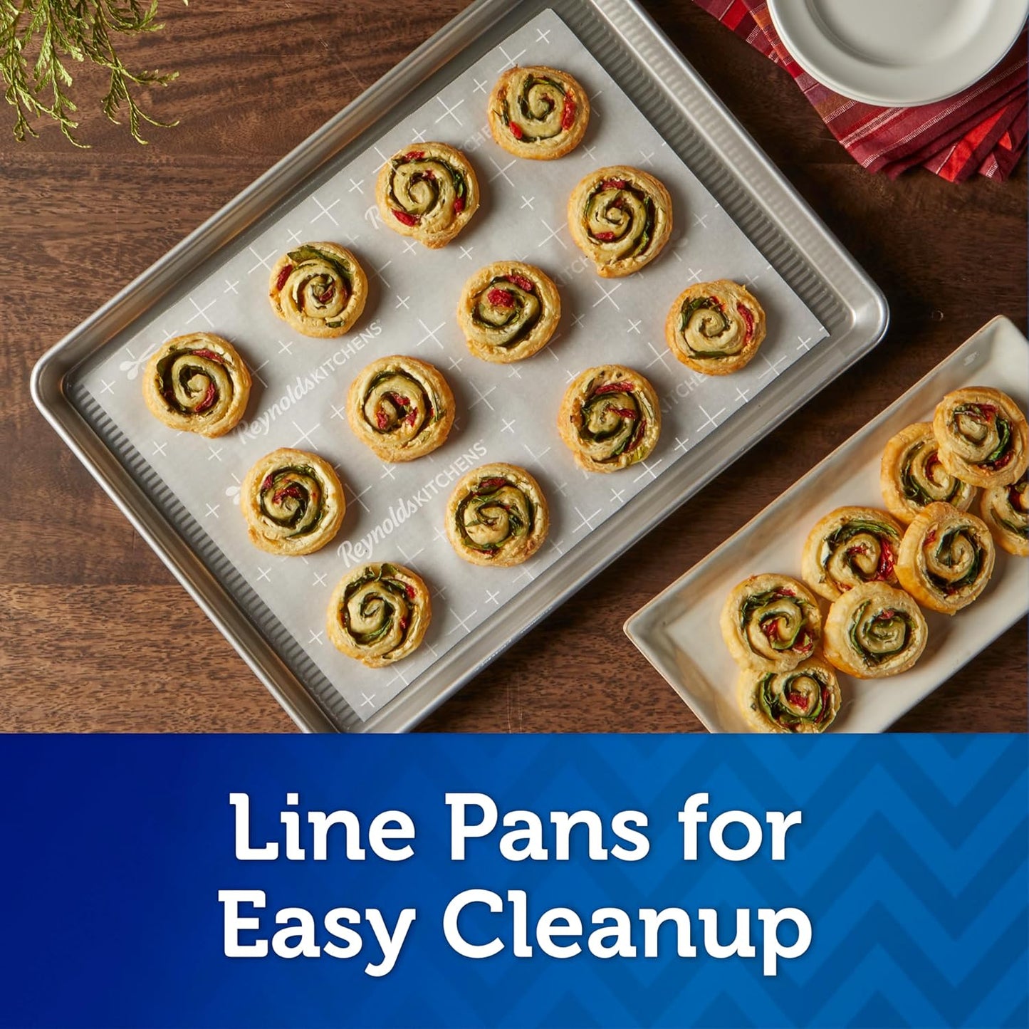 Kitchens Stay Flat Parchment Paper Roll, Non Curling Baking Parchment Paper for Baking and Cooking, Oven Safe up to 425 Degrees, 36 Feet X 15 Inches, 45 Total Sq. Ft.