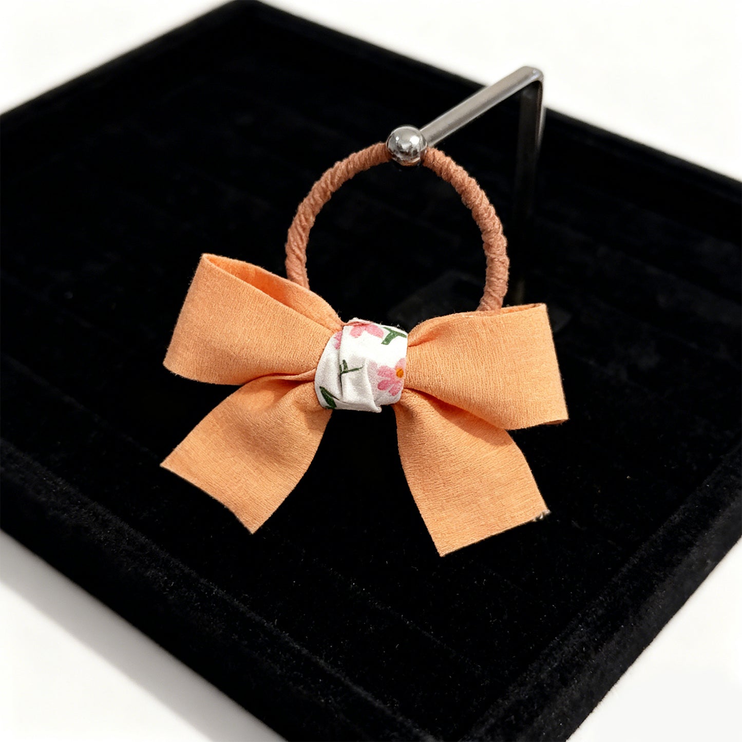 Elegant Bow Hair Ties – Premium Satin Ribbon Scrunchies for All Hair Types