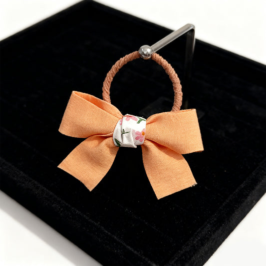 Elegant Bow Hair Ties – Premium Satin Ribbon Scrunchies for All Hair Types
