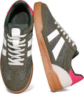 Women's Color-Block Fashion Sneakers | Breathable Slip-On Casual Shoes