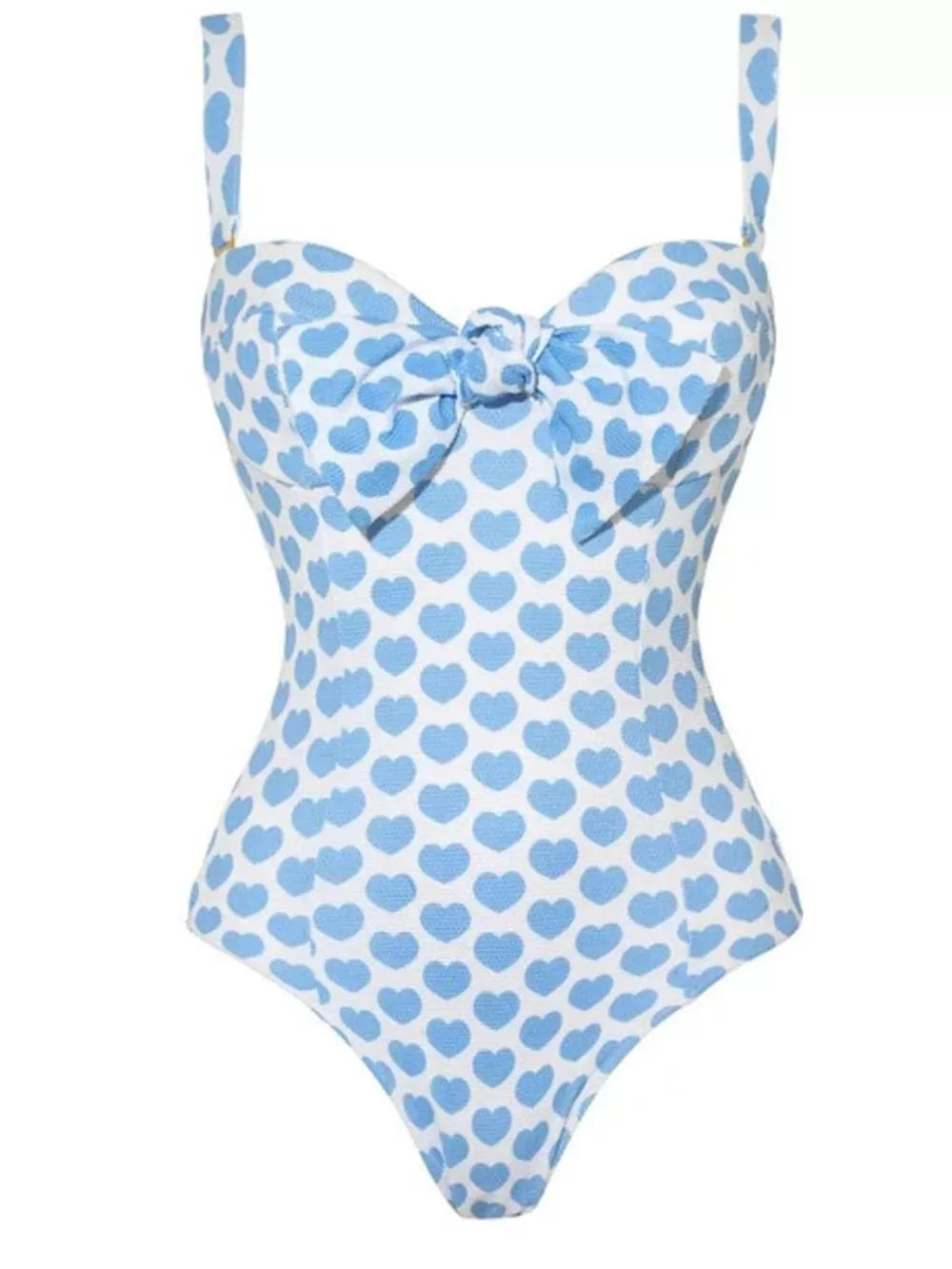 Printed One-Piece Swimsuit & Wrap Skirt Set