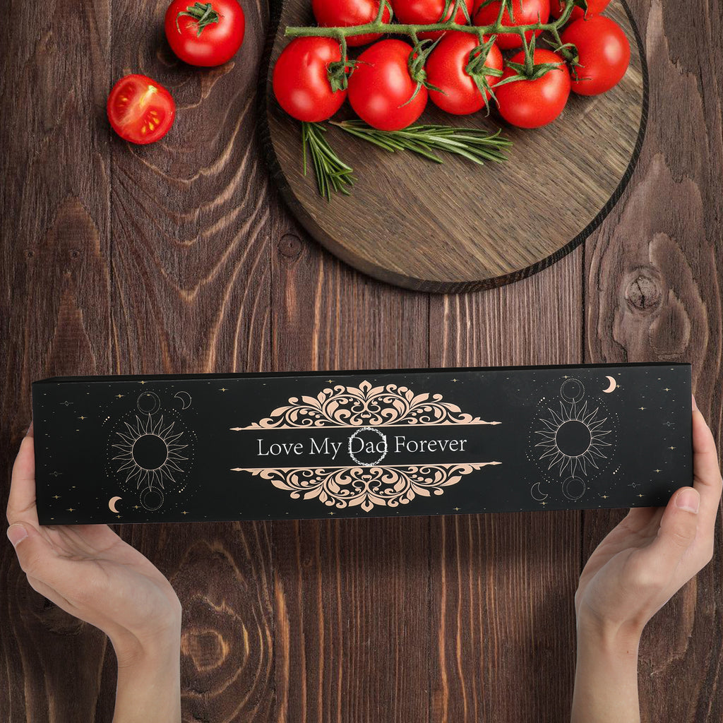 Professional 8-Inch Chef Knife - Japanese High Carbon Steel Kitchen Knife with Wood Handle
