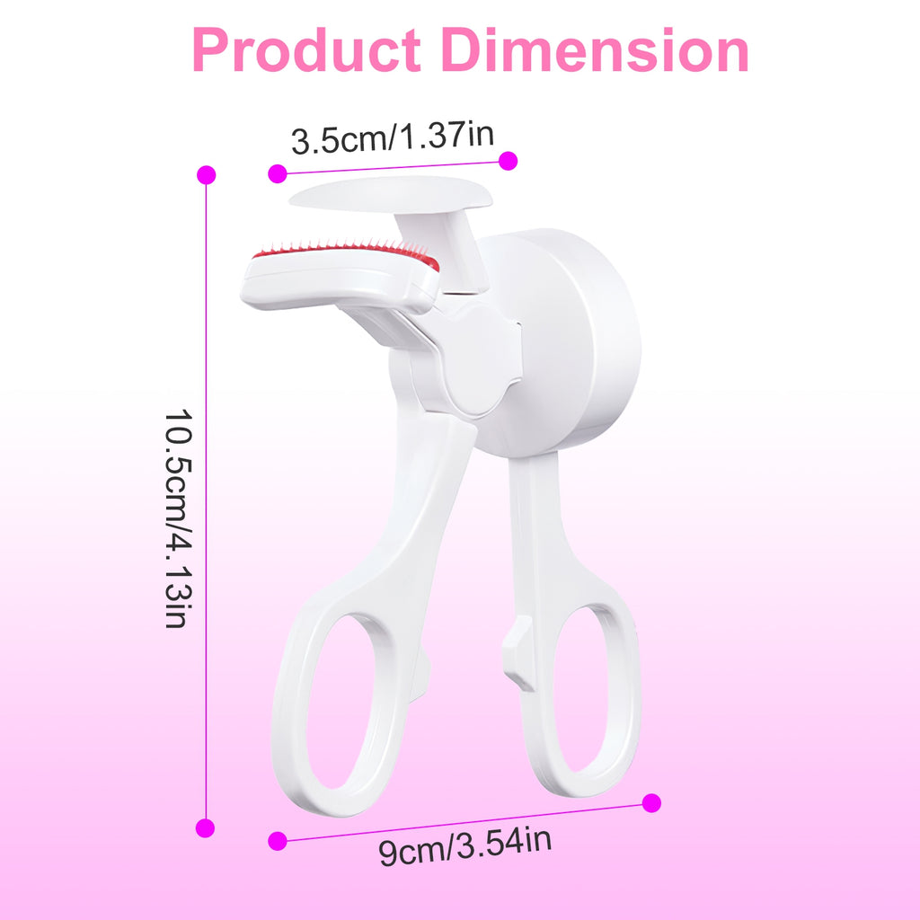 Heated Eyelash Curler - USB Rechargeable Electric Lash Curler with 3 Heat Settings