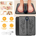 EMS Foot Massager Mat - Electric Pulse Therapy for Pain Relief & Circulation
