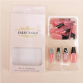 Diamond Snake Press-On Nails | 24-Piece Square Fake Nails with Adhesive Tabs