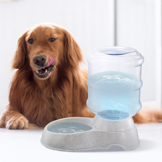 Automatic Pet Water Dispenser - 1 Gallon Self-Filling Gravity Waterer for Dogs and Cats